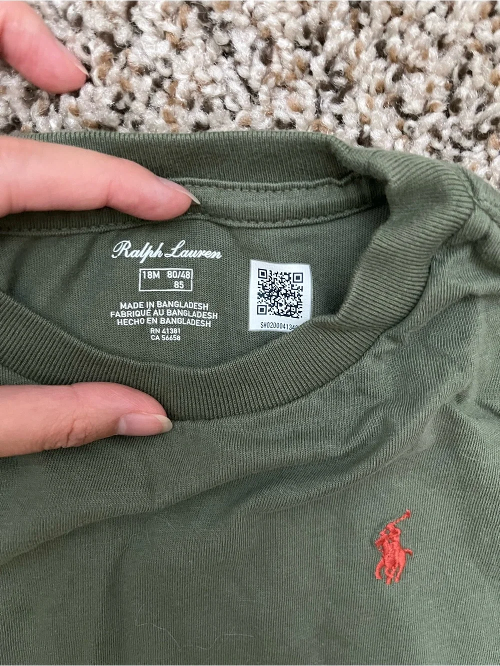 Ralph Lauren 18M baby boy's shirt set of 3